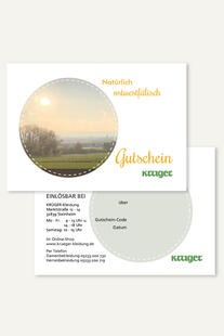 Kr�ger Kleidung Geschenkgutschein 10 Euro per Post