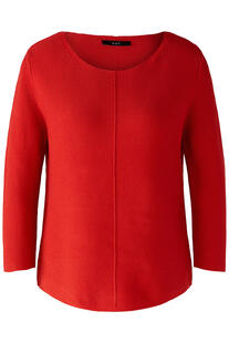 OUI Pullover Rot 3/4-Arm