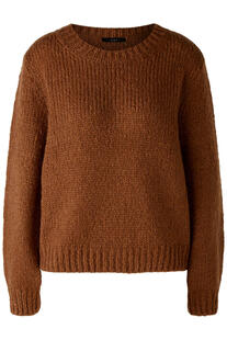 Oui Pullover mit Wolle und Mohair emperador