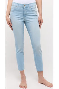 ANGELS 7/8 Jeans Ornella bleached blue used Slim Fit