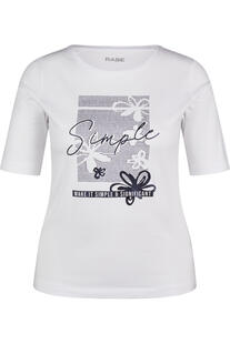 RABE Shirt Fresh Vibes wei� Kurzarm