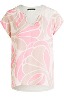 BETTY BARCLAY Shirt nature/ros� gemustert Kurzarm