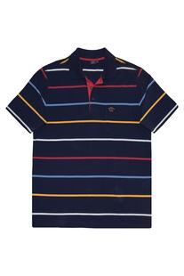DAVID WILYMS Polo-Shirt marine/gelb