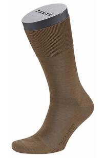 FALKE Airport Socke braun innen Baumwolle, au�en Wolle