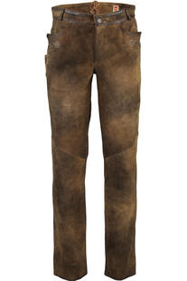 MADDOX Ziegenvelours Leder-Hose Florinus ziller  antik