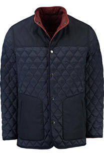 PIERRE CARDIN Rauten-Steppjacke marine