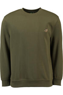 ORBIS Rundhals-Pullover oliv