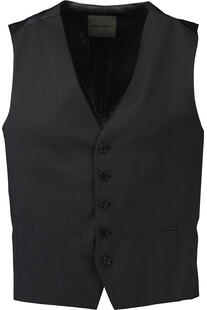 BENVENUTO Weste anthrazit Modern Fit