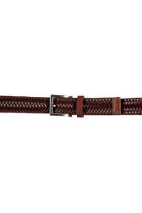 LLOYD Stretch-Flechtg�rtel cognac