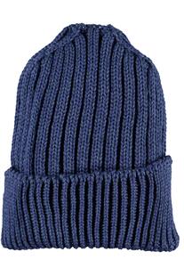 ARAN M�tze anthrazit Merinowolle Supersoft