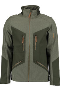 OS TRACHTEN Softshell-Jacke oliv zweifarbig