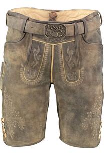 SPIETH & WENSKY Leder-Shorts Adrian caribo Ziegenleder