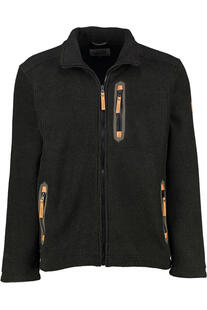 HUBERTUS Strickfleece Jacke oliv
