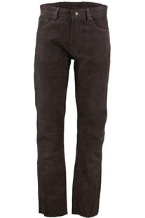 HUBERTUS Jagd-Lederhose braun Five-Pocket-Form