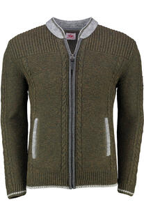 SPIETH & WENSKY Strickjacke Baltus oliv
