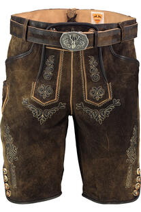 MADDOX Leder-Shorts Albstadt erde Ziegenveloursleder