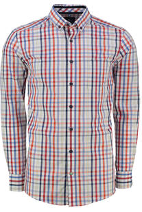 Redmond Hemd rot kariert Regular Fit