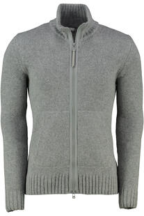 BRAX Strickjacke Jake grau