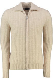 MAERZ Strickjacke beige aus Merinowolle