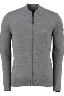 MAERZ Strickjacke grau mit Strukturmuster