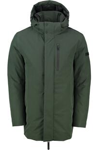 PIERRE CARDIN Parka gr�n Modern Fit winddicht