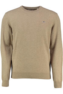GANT Lambswool Rundhals   Pullover beige Superfine Lambswool