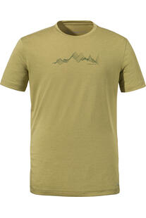 SCHOEFFEL T-Shirt CIRC Sulten khaki