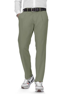 EUREX BY BRAX Bundfalten Baumwoll Hose Fred khaki