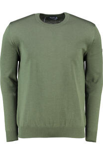 MAERZ Rundhals Pullover moos garden