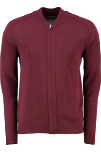 MAERZ Strickjacke barolo wine