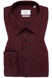 ETERNA Hemd plum comfort fit Langarm