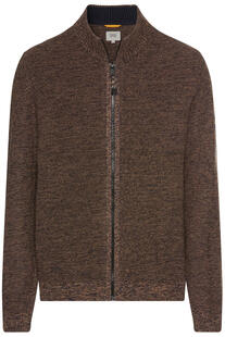 camel active Strickjacke dark brown