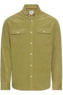 camel active Hemd mossstone comfort fit Langarm