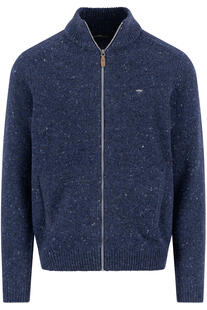 FYNCH HATTON Strickjacke navy Casual Fit