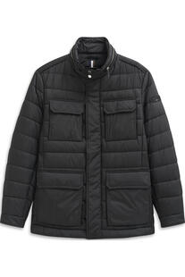 BUGATTI Jacke schwarz Regular Fit