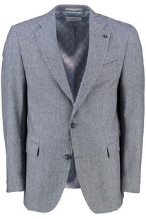 CARL GROSS Sakko dunkelblau gemustert Modern Fit