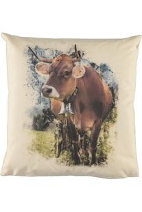 ALMTRACHT Kissen Kuh beige