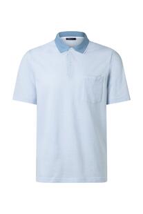 MAERZ Polo-Shirt blue sky Regular Fit
