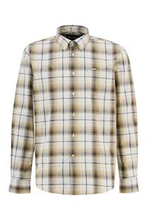 BARBOUR Hemd Witton Checked whisper white kariert Regular Fit Langarm