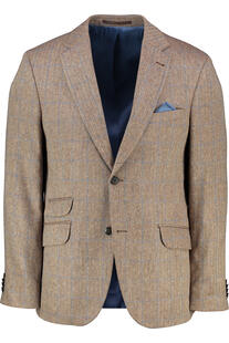 WELLINGTON OF BILMORE Sakko London SO pure silk kariert