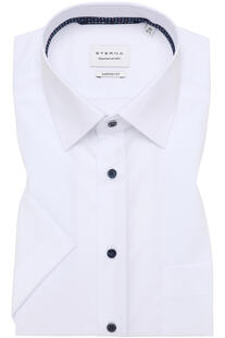 ETERNA Hemd weiss Comfort Fit Kurzarm