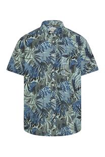 camel active Hemd indigio blue gebl�mt Regular Fit