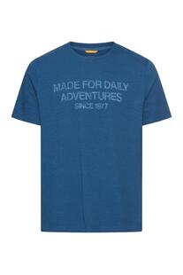 camel active T-Shirt indigio blue Regular Fit