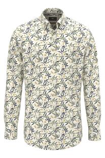 FYNCH HATTON Hemd pale yellow gebl�mt Casual Fit