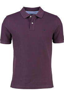 FYNCH HATTON Polo-Shirt aubergine Casual Fit