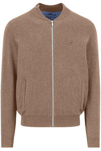 FYNCH HATTON Strickjacke elephant grey Casual Fit