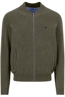 FYNCH HATTON Strickjacke dark khaki Casual Fit