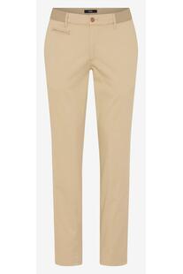EUREX BY BRAX Flat Front Hose Torge beige Regular Fit