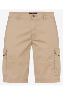 EUREX BY BRAX Cargo Bermuda Bodo beige Regular Fit