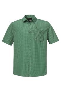 SCHOEFFEL Hemd Circ Dalfoss fir green kariert Regular Fit